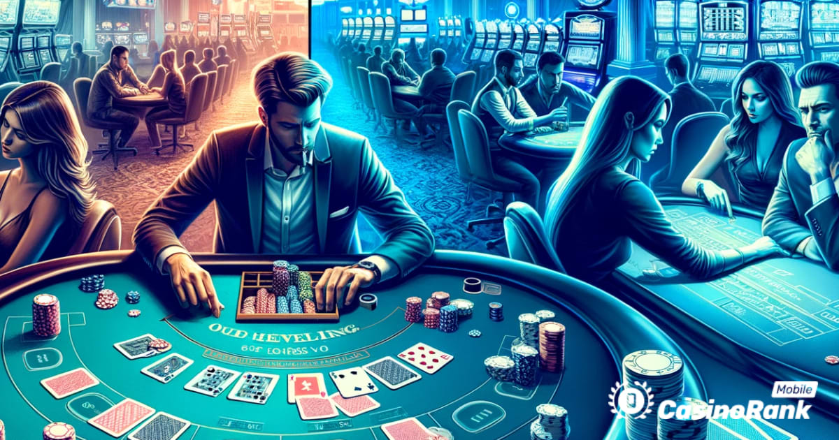 5 Poker සහ Blackjack අතර විශාලතම වෙනස්කම්